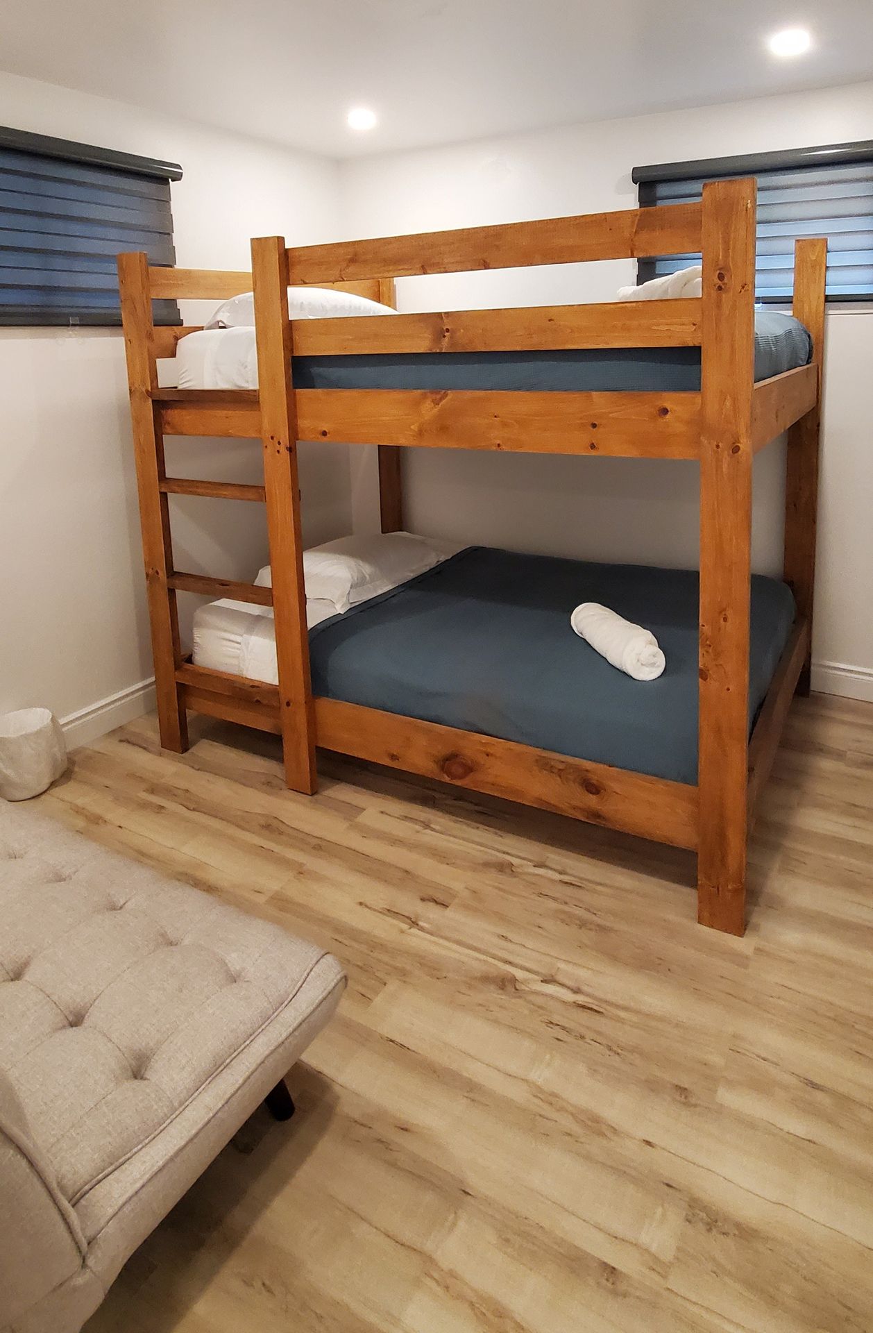 Chalet Nantel winter exterior with snow